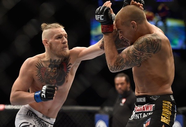 Conor McGregor derrotó en 2014 a Dustin Poirier por KO en el primer round. Seis años después volverán a verse las caras en el UFC. Foto: Getty Images