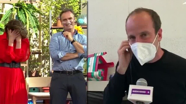 Stefan Kramer se encontró recientemente con Amaro Gómez-Pablos, durante la cobertura que hizo Canal 13 del Plebiscito.