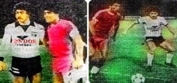 El primer partido que disputó Maradona en Chile fue el 11 de marzo de 1980