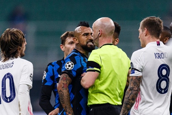 Arturo Vidal tuvo una negativa jornada por Champions League. (Foto: Getty)