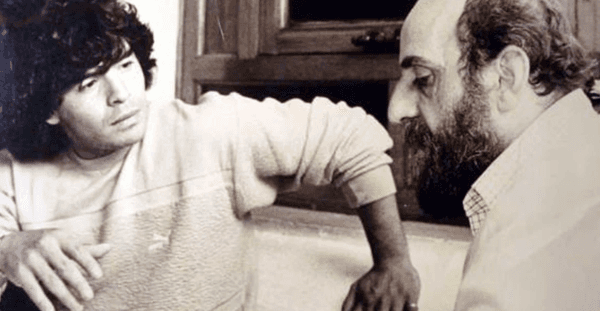 Diego Maradona y Horacio Pagani tenían una amistad desde que el 10 tenía 16 años. Foto: Archivo Clarín