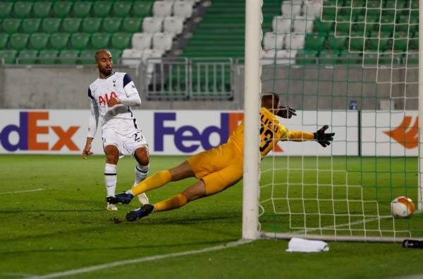 El Tottenham se encuentra en zona de clasificación a la etapa venidera de la Europa League. Foto Getty.
