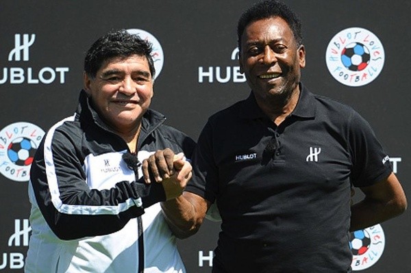 Pelé emocionó a las redes con sus palabras para el Diego.