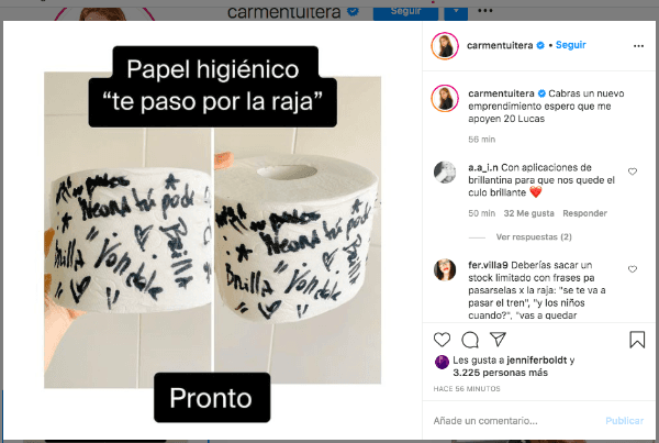 Carmen Tuitera se la juega por “un nuevo emprendimiento”.