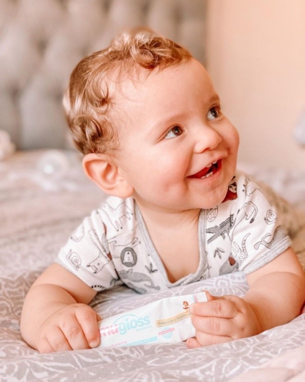 El famoso Rafa, hijo de la ex chica Mekano Nicole Pérez.