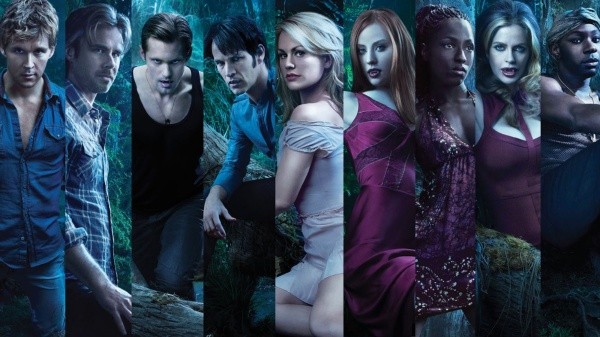 “True Blood”, de HBO, tuvo un nutrido elenco encabezado por Anna Paquin, Stephen Moyer y Alexander Skarsgard.