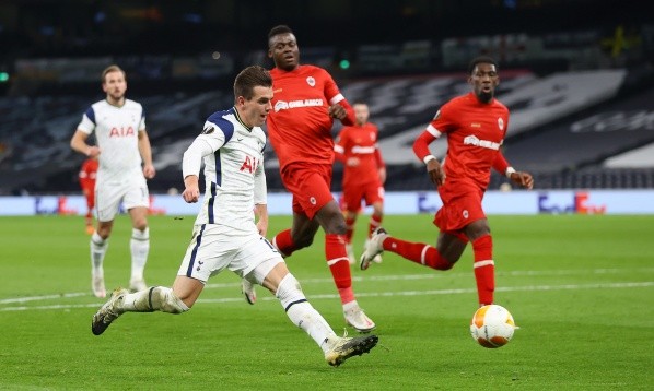 El argentino Lo Celso sentenció el triunfo del Tottenham para quedarse con el Grupo J de la Europa League. Foto: Getty Images