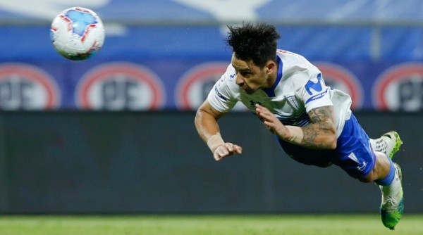 Fernando Zampedri es el centrodelantero elegido en el equipo de la semana de la Copa Sudamericana. Foto: Agencia Uno
