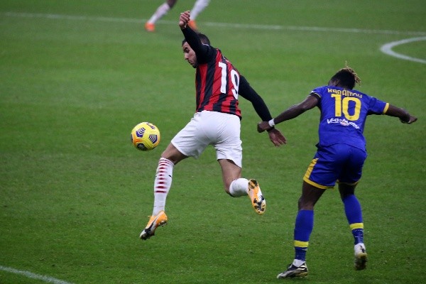 Theo fue el héroe del Milan en San Siro.