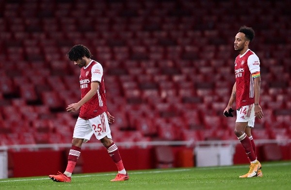 El autogol de Pierre-Emerick Aubameyang condenó al Arsenal contra el Burnley. (Foto: Getty)