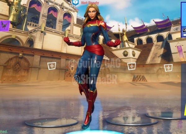 Capitana Marvel en Fortnite