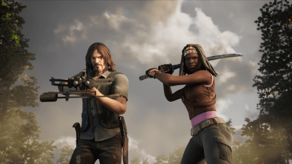 Michonne and Daryl se unen a Fortnite