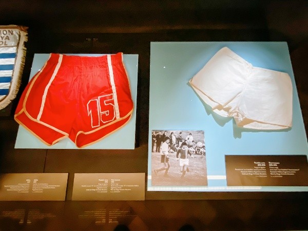 Shorts usados por Maradona en Cebollitas y Argentinos Juniors