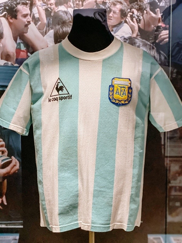 Camiseta de Diego Maradona en el Mundial de México 1986