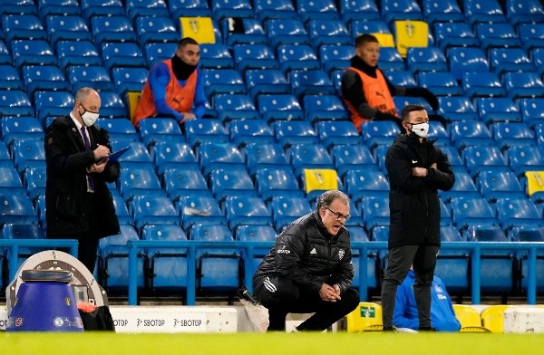 Marcelo Bielsa listo para una nueva fecha dela Premier League. (Foto: Getty)