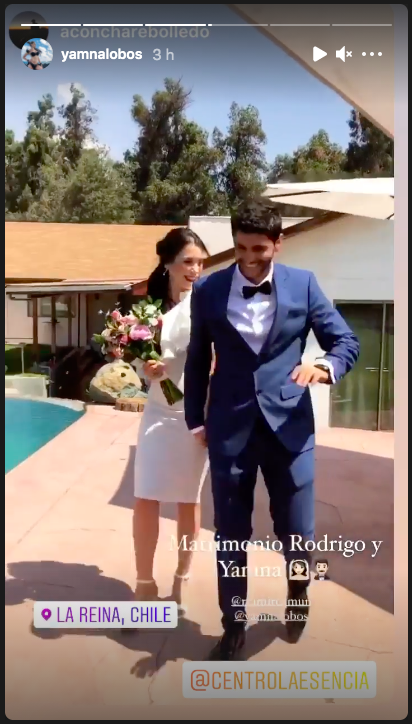 Las postales que dejó el matrimonio de Yamna Lobos y Rodrigo Ramírez.(3)