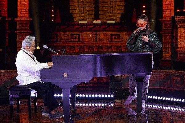 Armando Manzanero y Joy Huerta