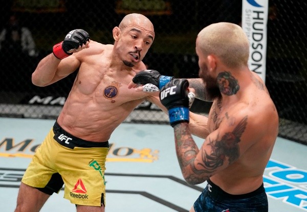 José Aldo venció en un duro combate a Marlon &quot;Chito&quot; Vera en la coestelar del UFC Vegas 17. Foto: Getty Images