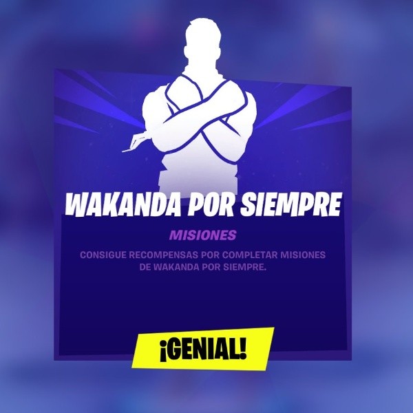 El emote de Wakanda Forever en Fortnite
