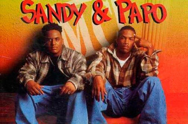 La clásica portada del álbum que los dio a conocer: “Sandy y Papo MC”.
