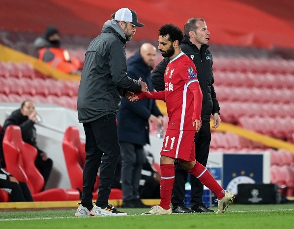 Klopp señaló que no es cierto que Salah quiera partir del Liverpool. Foto: Getty Images