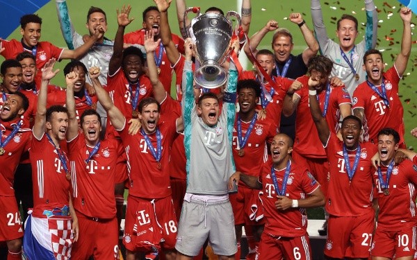El Bayern dominó Europa y ganó todo lo que jugó este 2020. Foto: Getty Images
