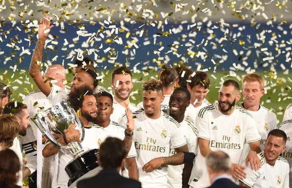 Real Madrid le ganó el título de La Liga al Barcelona una vez más. Foto: Getty Images