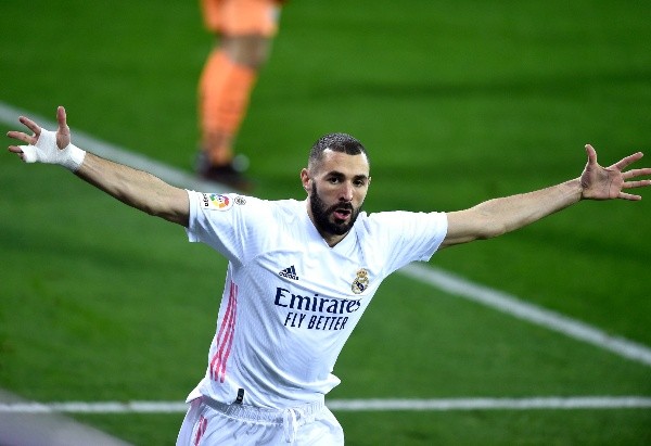 Al igual que Aspas, Karim Benzema lleva 8 goles en La liga. (Foto: Getty)