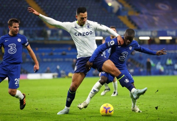 Un duro Aston Villa le robó un punto al Chelsea en Stamford Bridge. (Foto: Getty)