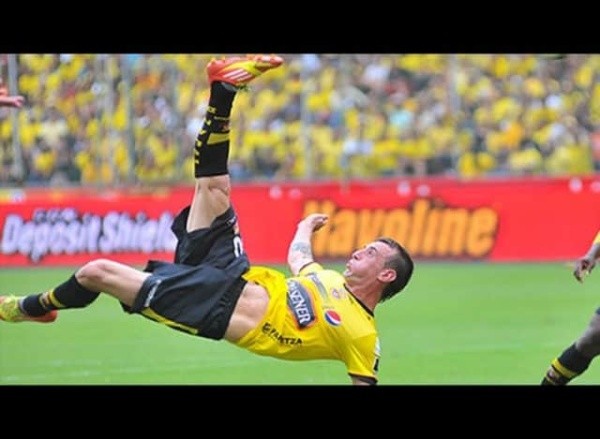 Damián Díaz en el Barcelona de Ecuador