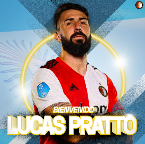 Pratto ya se luce con los colores del Feyenoord.