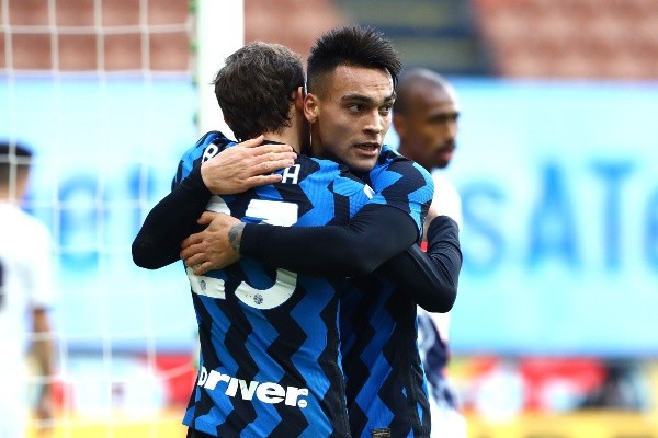 Lautaro Martínez fue figura y goleador este domingo en la victoria de Inter. (Foto: Getty)