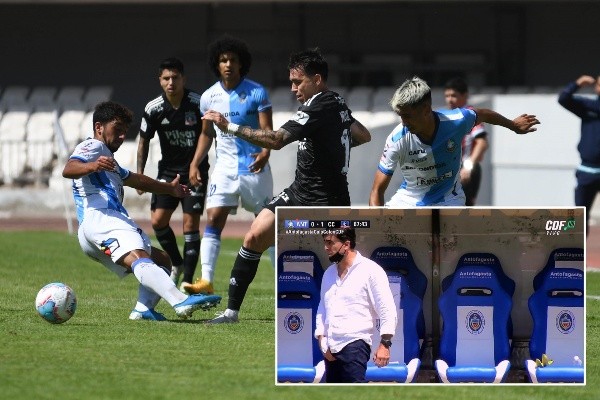 Quinteros realizó un popular “Pato Yáñez” durante el choque ante los Pumas.
