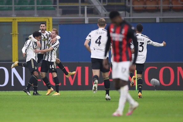 El Milan perdió su invicto traes caer  por 3-1 frente a la Juventus. (Foto: Getty)