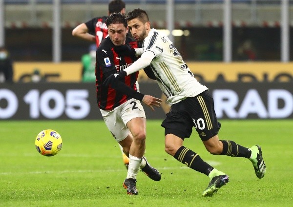 Juventus le propinó la primera derrota al AC Milan en lo que va de temporada. Foto: Getty Images.