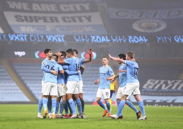 Tras el triunfo contra el Brighton, los Citizens escalaron al tercer puesto de la Premier League. (Foto: Getty)