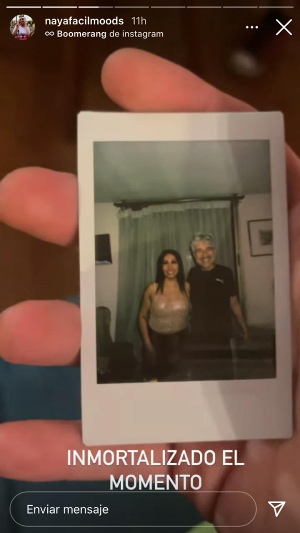 Naya Fácil junto a Jorge González