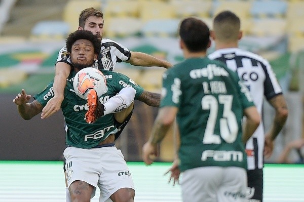 Palmeiras y Santos no se dieron un centrímetro de ventaja en todo el partido. Foto: Copa Libertadores Twitter.