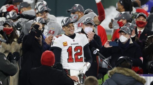 Brady ganó popularidad tras salir de los Patriots para arribar a Tampa Bay.