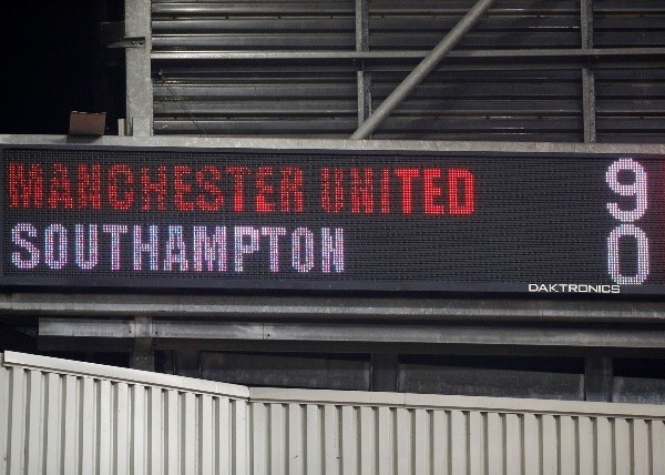 Diablos Rojos en modo aplanadora: El United no mostró piedada frente a un Southampton que se quedó con 10 en los primeros minutos. (Foto: Getty)