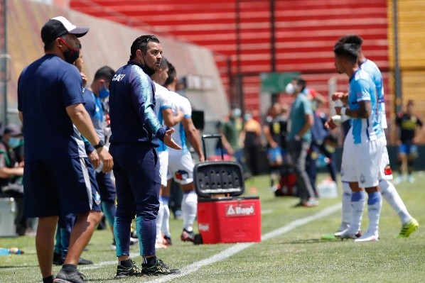 Héctor Tapia aseguró que irán con todo por el triunfo ante Unión La Calera. Foto: Agencia Uno