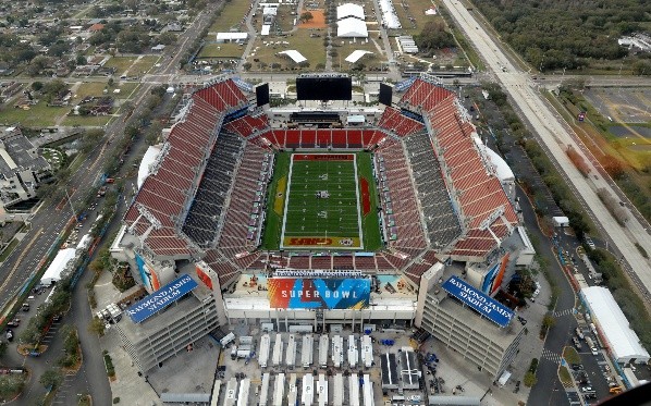 Todo listo en Tampa, Florida para el Super Bowl LV entre Chiefs y Buccaneers. (Foto: Getty)