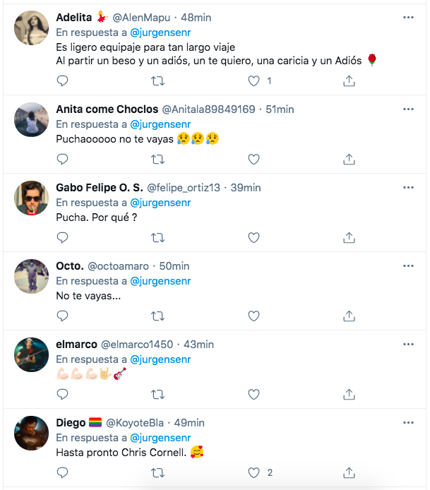 Las reacciones al cierre de la cuenta de Mauricio Jürgensen en Twitter.(6)
