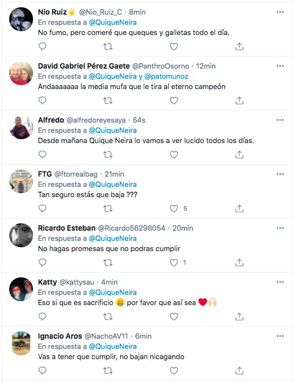 Las reacciones que detonó la apuesta de Quique Neira sobre el futuro de Colo Colo.(4)