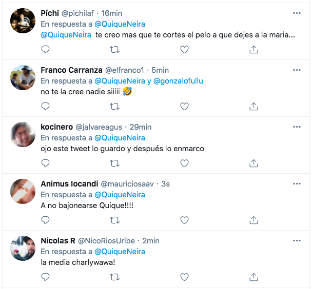 Las reacciones que detonó la apuesta de Quique Neira sobre el futuro de Colo Colo.(8)