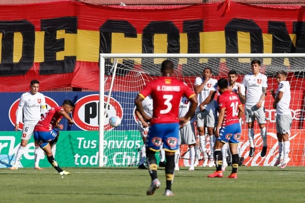 Mario Sandoval le anotó un gol a Universidad de Chile en la última temporada. Foto: Agencia Uno