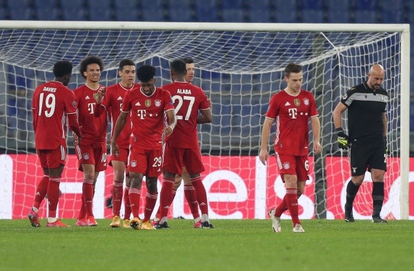 Bayern Múnich destrozó en todas sus líneas a la Lazio. Foto: Getty Images