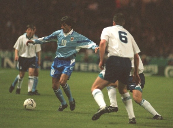 Francescoli con la selección uruguaya (Foto: Getty)