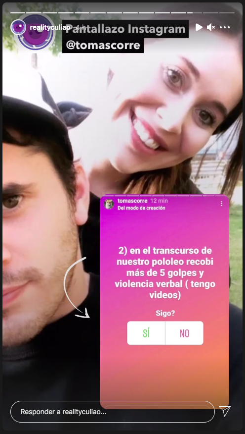 Las historias compartidas por la ex pareja de Vale Roth.(2)