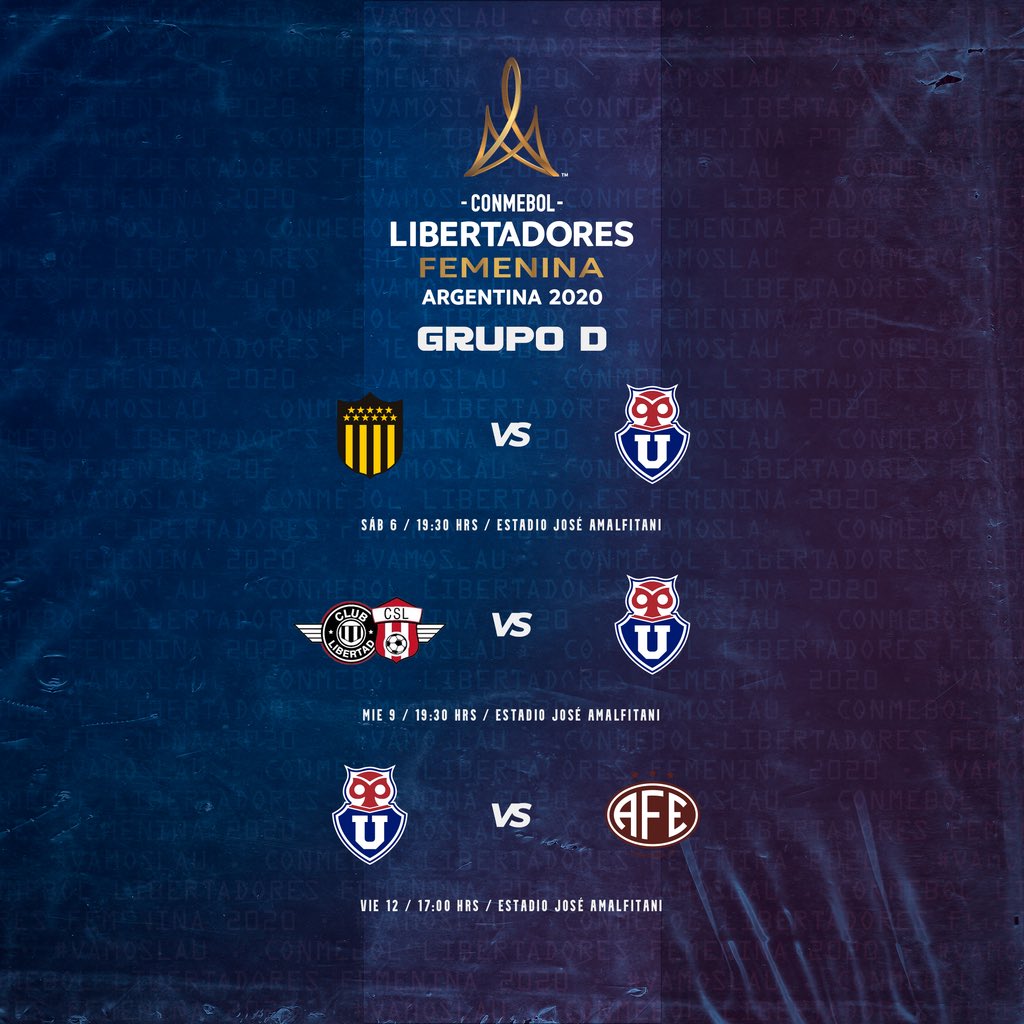 U. de Chile y sus rivales en el grupo de Copa Libertadores 2021.